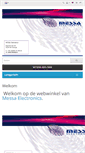 Mobile Screenshot of messa.nl