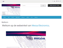 Tablet Screenshot of messa.nl